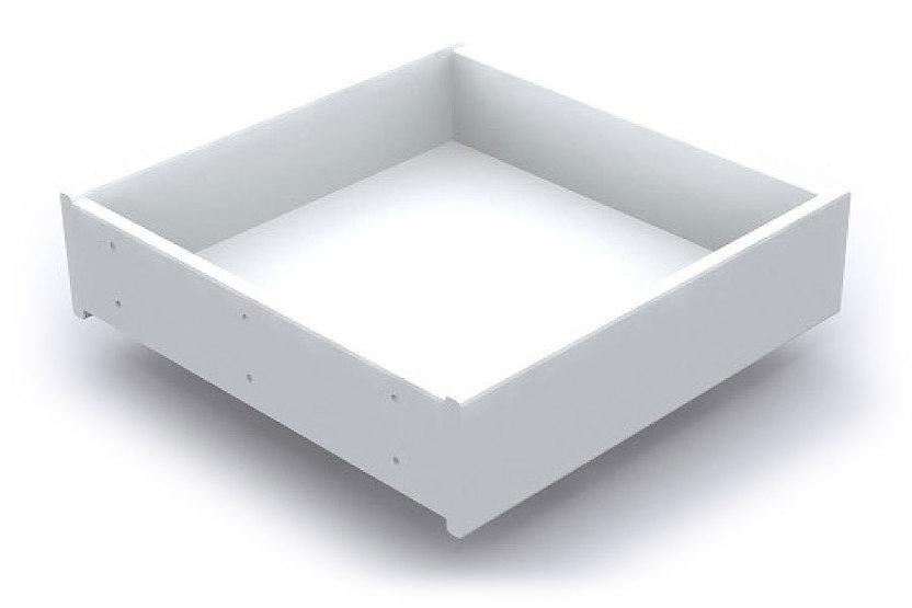 Dekorschubkasten in weiß mit dezenter Schattierung